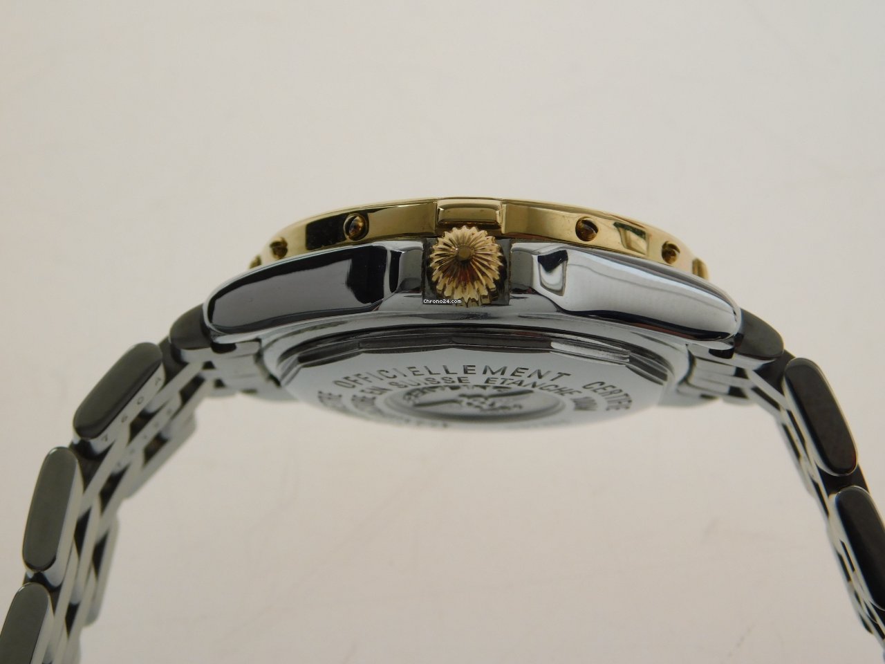 Breitling Cockpit Lady Womens watch Quartz Gold Steel D 67365 6
