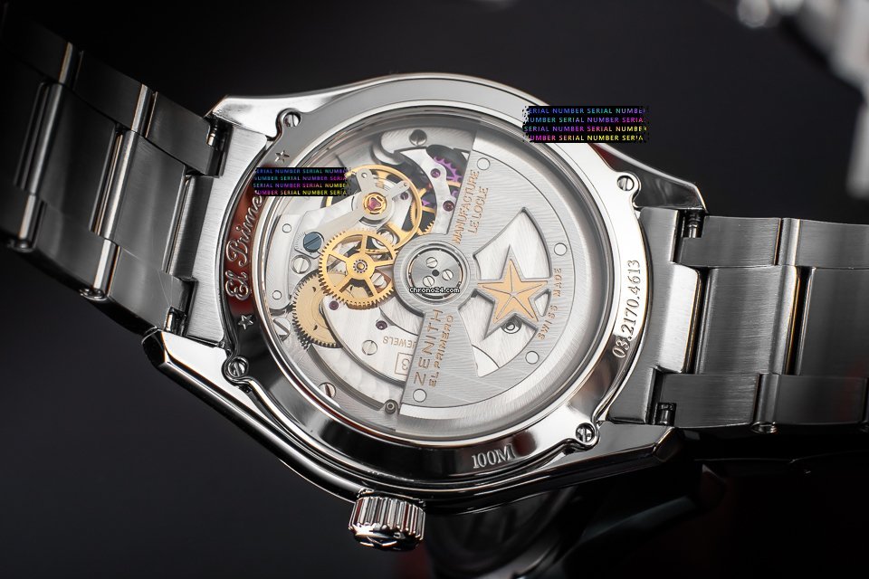 Zenith El Primero Synopsis Mens watch Unisex Automatic Steel 03.2170.4613 6