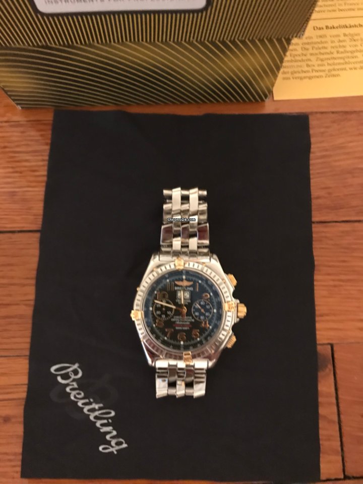 Breitling Crosswind Special Mens watch Unisex Automatic Gold Steel B44356 6