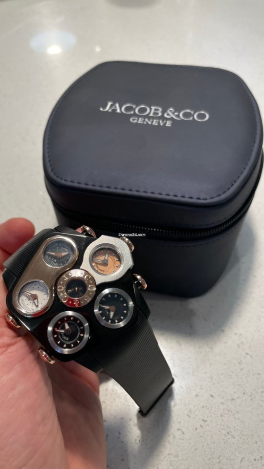 Jacob & Co. Five Time Zone Mens watch Unisex Quartz GR1-24 6