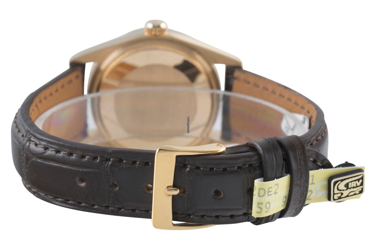 Rolex Oyster Perpetual 34 Mens watch Unisex Yellow gold Automatic 14238 6
