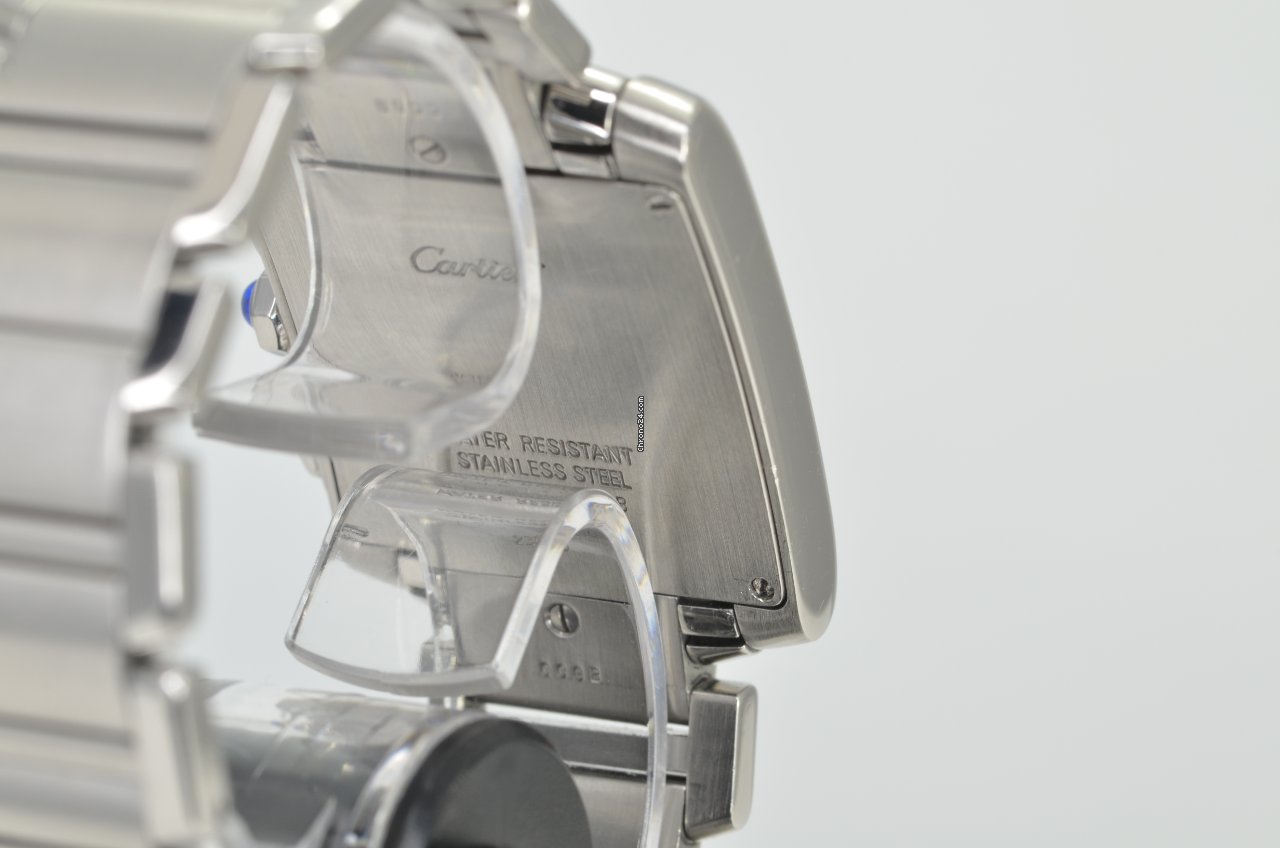 Cartier Tank Francaise Mens watch Unisex Quartz Steel 2303 6