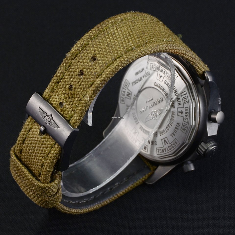 Breitling Chronospace Military Mens watch Unisex Quartz Steel M7836622 BD39 6