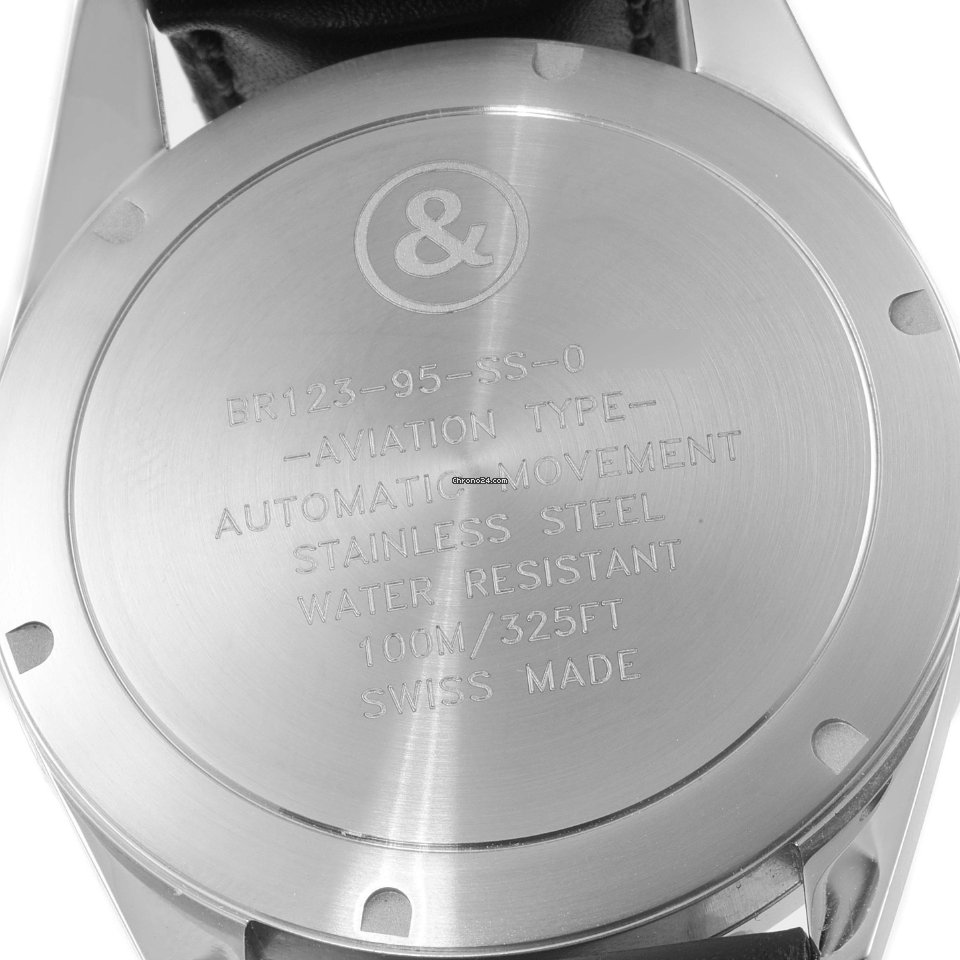 Bell & Ross Vintage Mens watch Unisex Automatic Steel BR123-95-SS 6