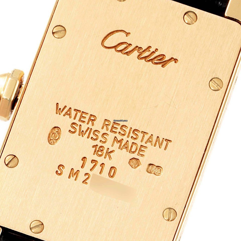 Cartier Tank Americaine Womens watch Quartz Yellow gold WB701251 6