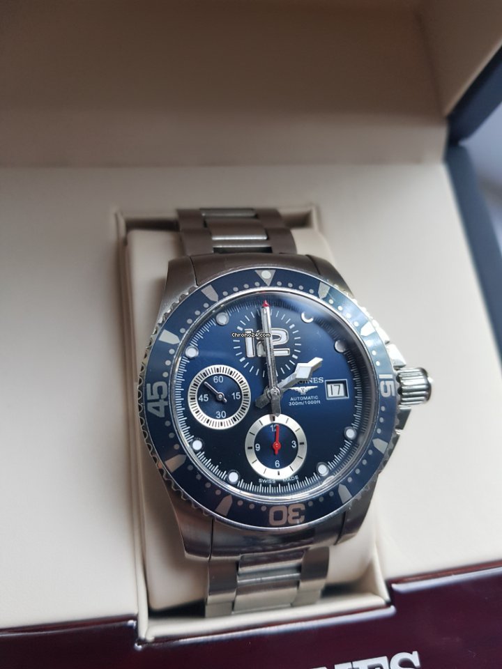 Longines HydroConquest Mens watch Unisex Automatic Steel L3.644.4.96.6 6