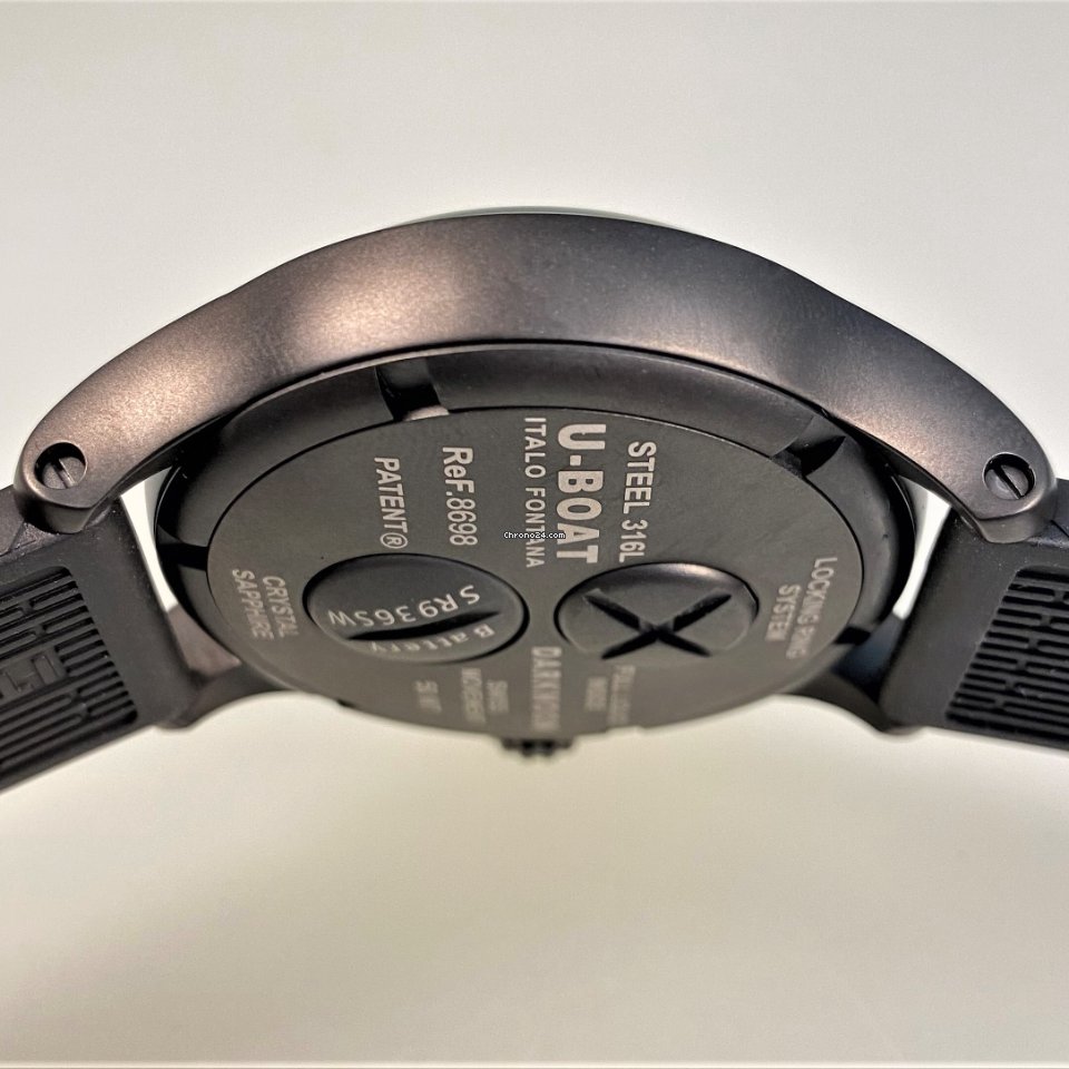 U-Boat Mens watch Unisex Quartz Steel 8698 A 6