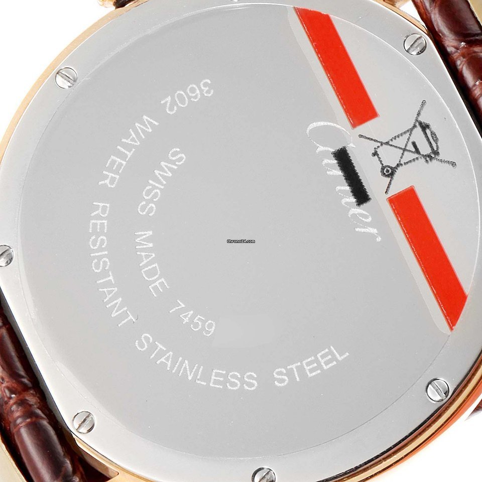 Cartier Ronde Solo de Cartier Mens watch Unisex Quartz Gold Steel W6701008 6