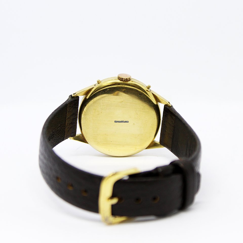 Movado Mens watch Unisex Manual winding Yellow gold 4776 6