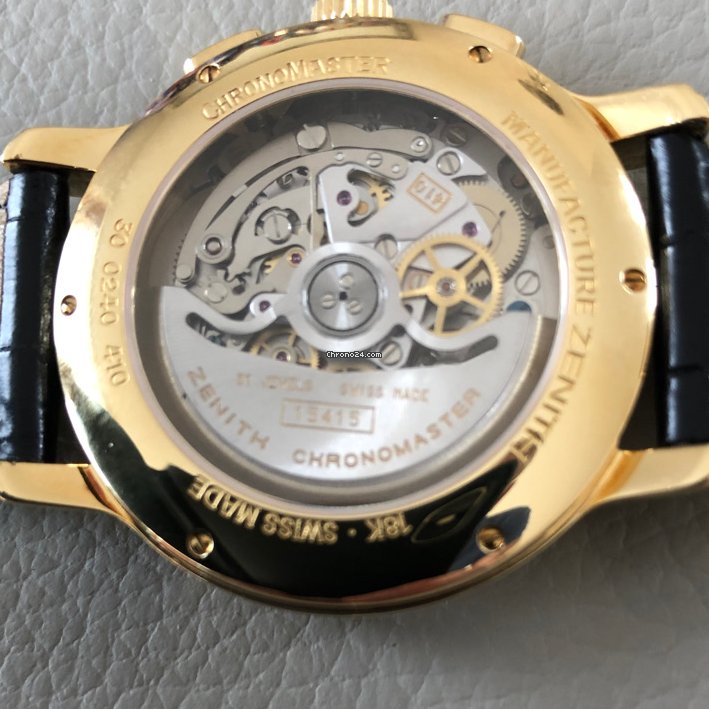 Zenith El Primero Mens watch Unisex Automatic Yellow gold 30.0240.410 6
