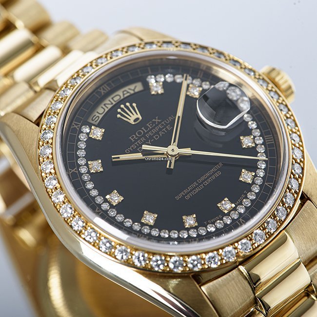 Rolex Day-Date 36 Mens watch Unisex Yellow gold Automatic 18348 6