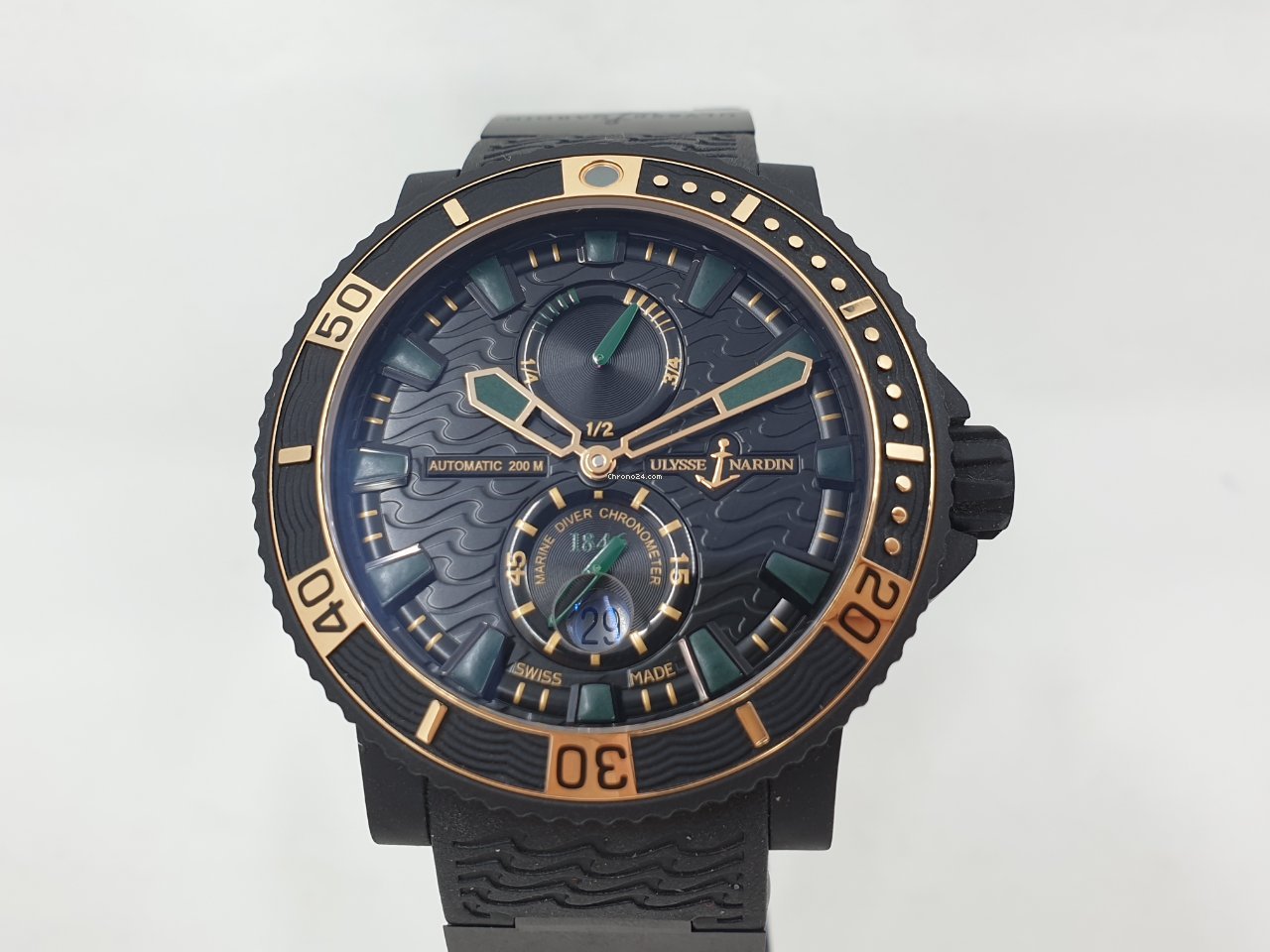 Ulysse Nardin Diver Black Sea Mens watch Unisex Automatic Steel 263-92LE-3C 928 6