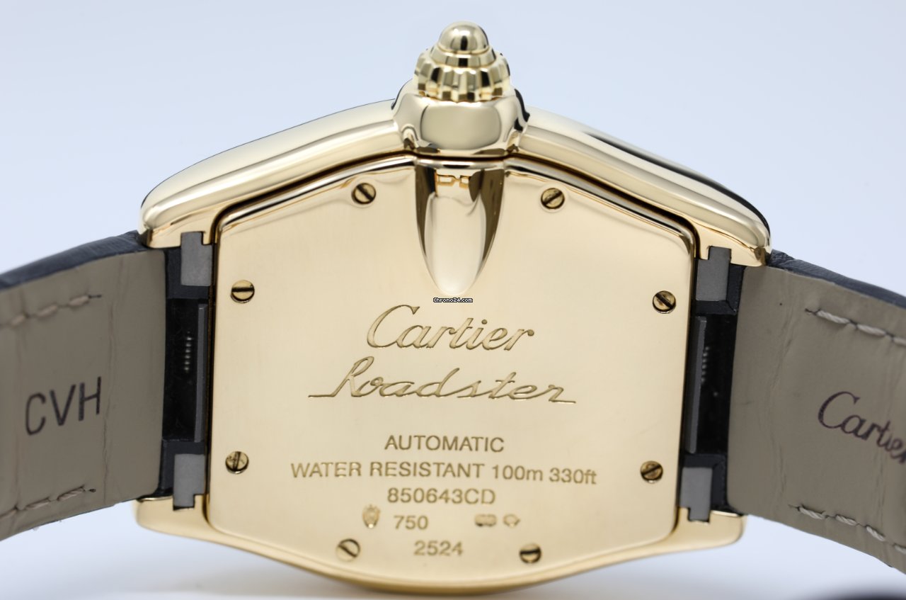 Cartier Roadster Mens watch Unisex Automatic Yellow gold 2524 6