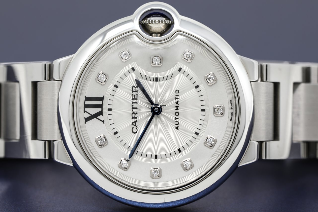 Cartier Ballon Bleu 36mm Mens watch Unisex Automatic Steel WE902075 6
