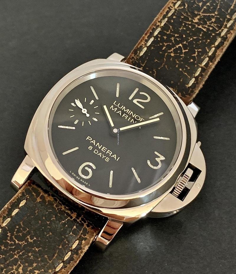 Panerai Luminor Marina 8 Days Manual winding Steel PAM 510 6