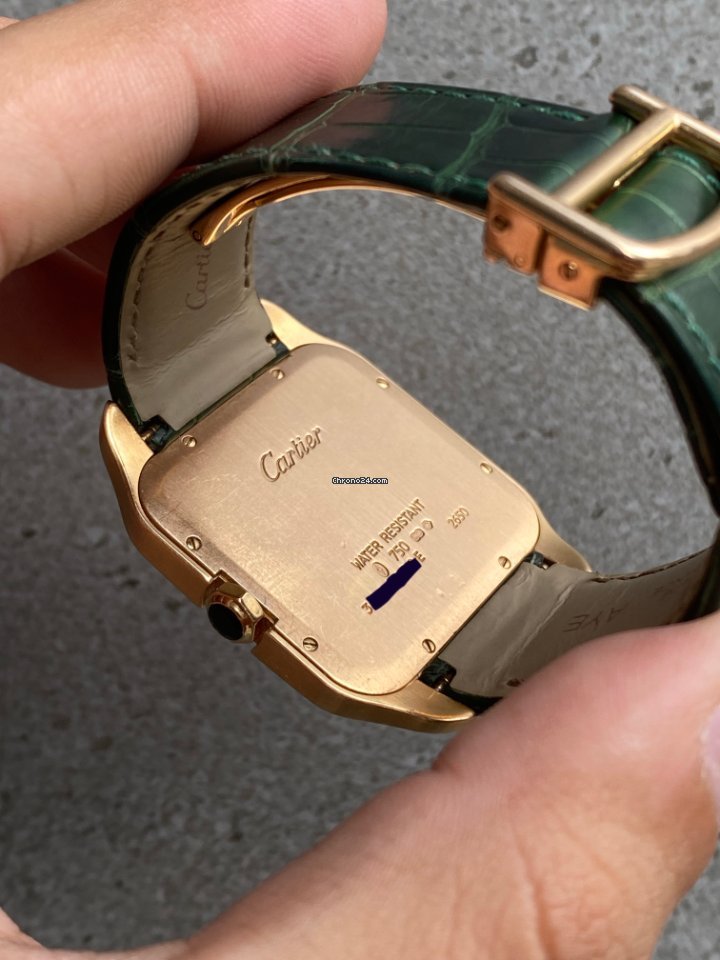 Cartier Santos Dumont Mens watch Unisex Manual winding Rose gold 2650 6