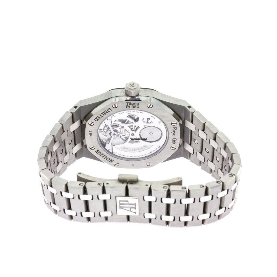 Audemars Piguet Royal Oak Tourbillon Mens watch Unisex Manual winding Titanium 26510IP.OO.1220IP.01 6