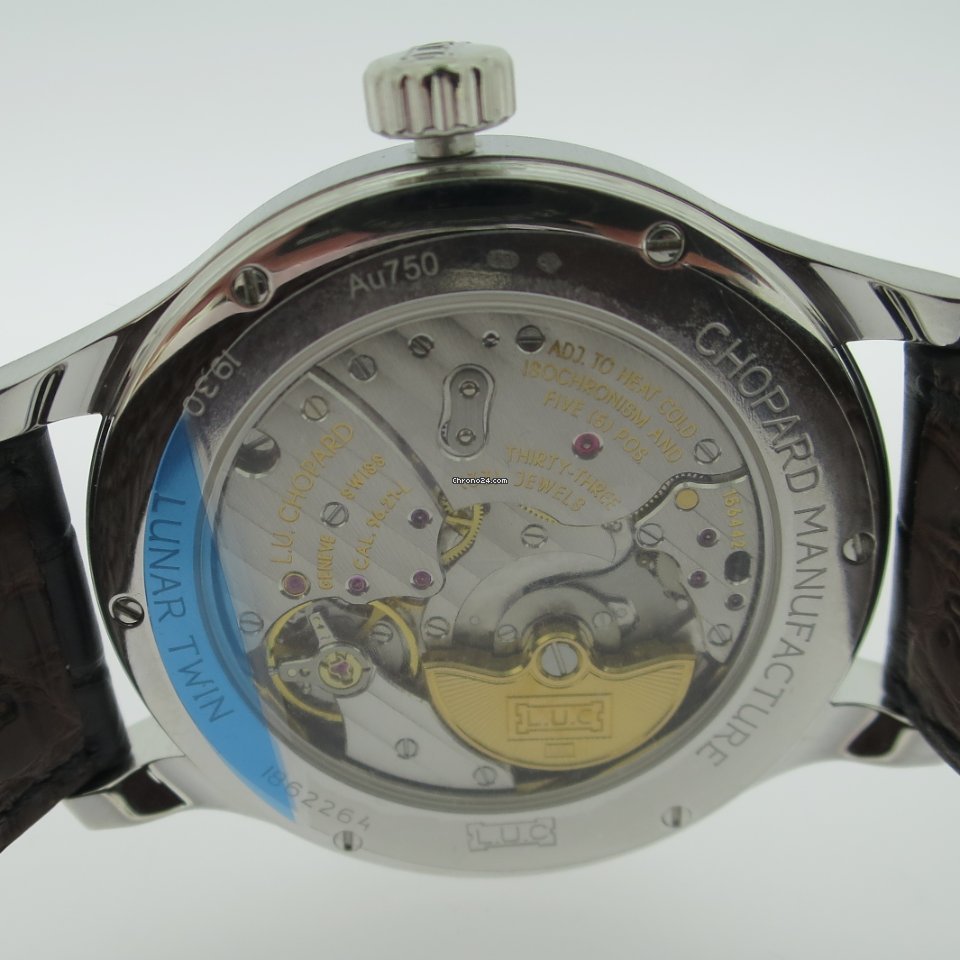 Chopard L.U.C Mens watch Unisex Automatic White gold 161934-1001 6