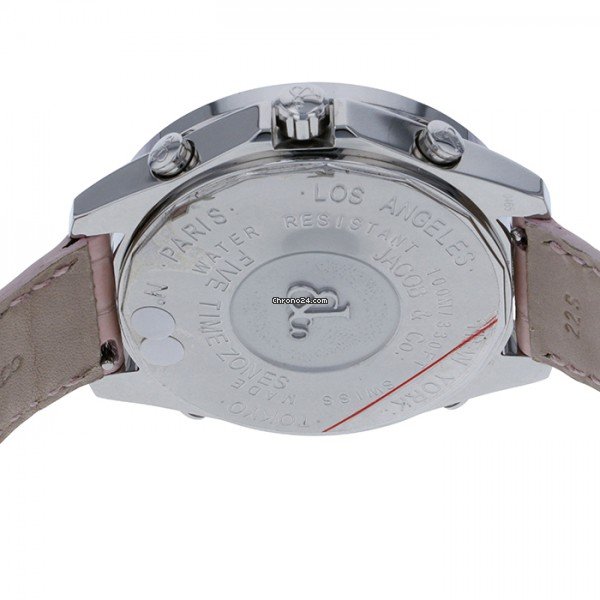 Jacob & Co. Five Time Zone Quartz Steel JC-47SPD 6