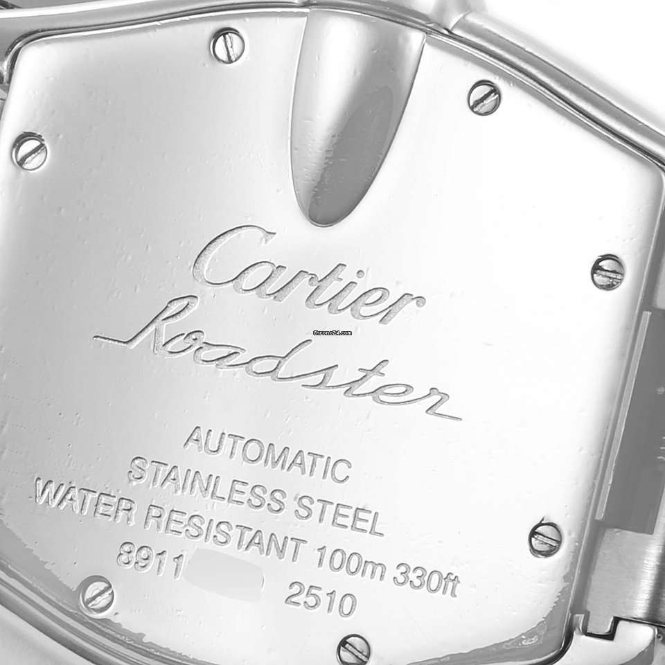 Cartier Roadster Mens watch Unisex Automatic Steel W62000V3 6