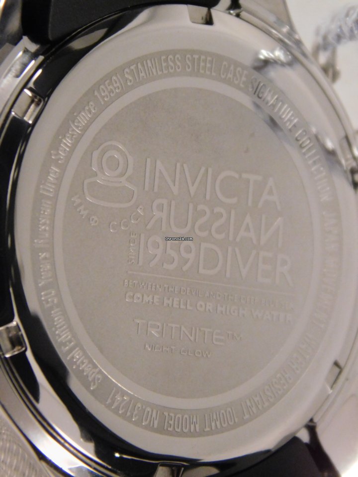 Invicta Mens watch Unisex Quartz Steel Russian Diver 6