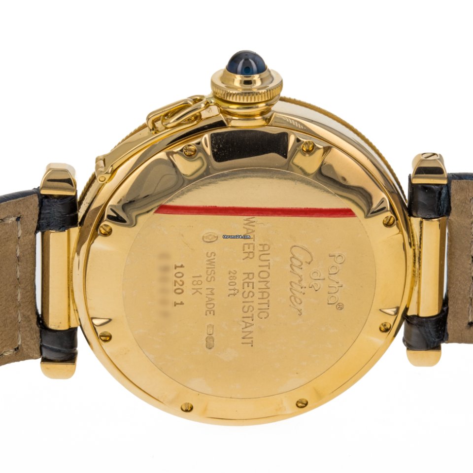Cartier Pasha Mens watch Unisex Automatic Yellow gold 1020 6