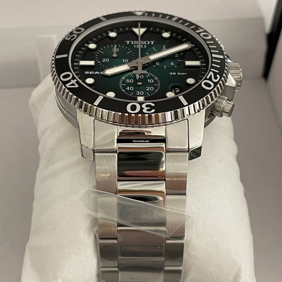 Tissot Seastar 1000 Mens watch Unisex Quartz Steel T120.417.11.091.01 6