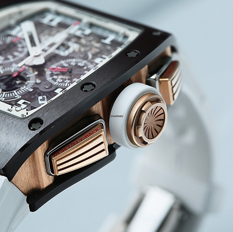 Richard Mille RM 011 Mens watch Unisex Automatic Ceramic RM011 AO RG-TZP-Z 6