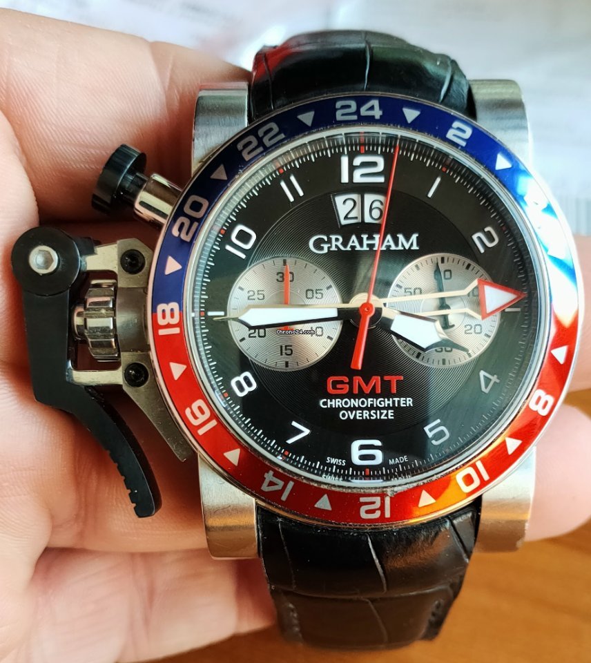 Graham Chronofighter Oversize Mens watch Unisex Steel 2OVHS.B39A 6