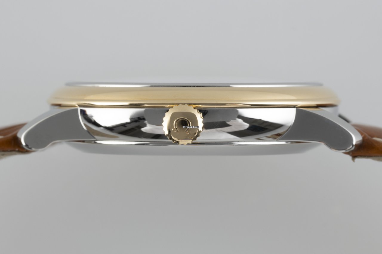 Omega De Ville Prestige Mens watch Unisex Automatic Gold Steel 424.23.40.20.02.001 6