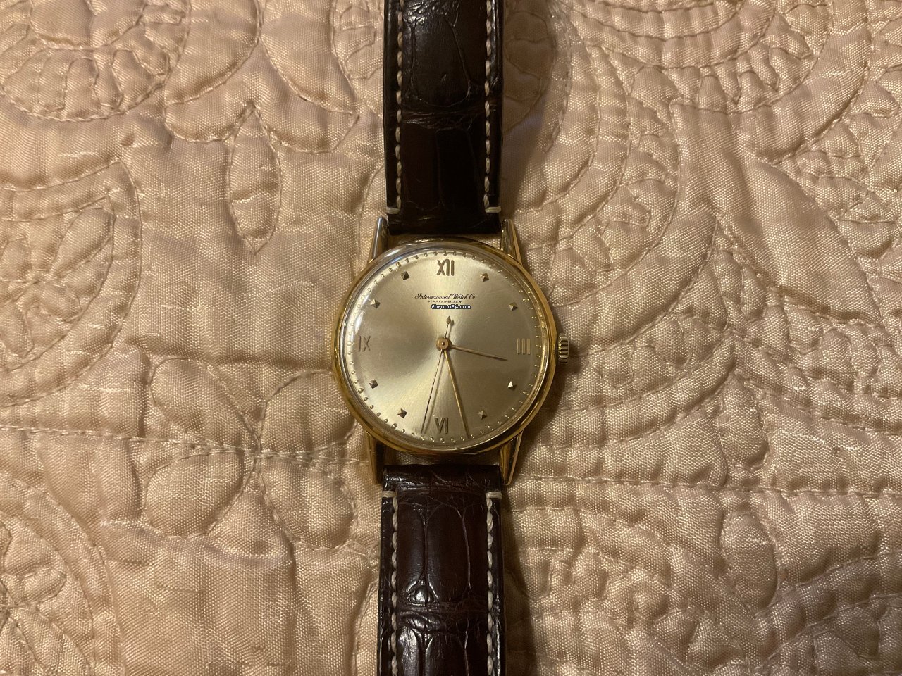 IWC Mens watch Unisex Manual winding Yellow gold 149 6