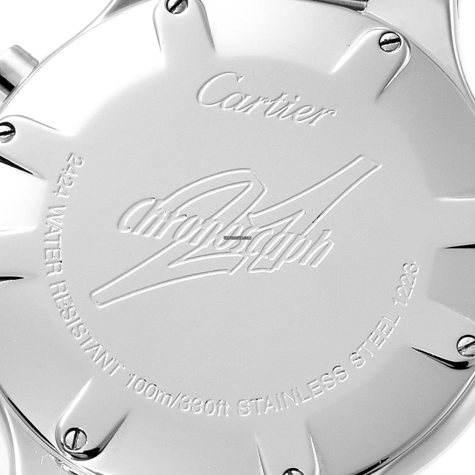 Cartier 21 Chronoscaph Mens watch Unisex Quartz Steel W10184U2 6