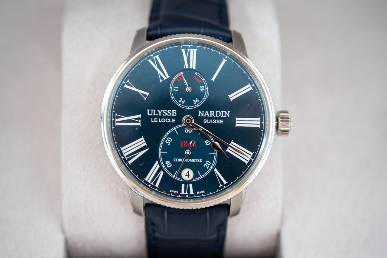 Ulysse Nardin Marine Torpilleur Mens watch Unisex Automatic Steel 1183-310 43 6