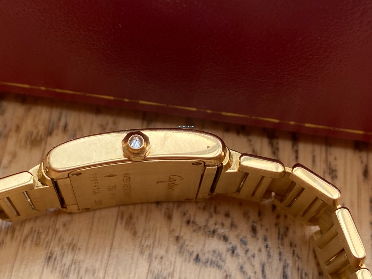 Cartier Tank Francaise Womens watch Quartz Yellow gold WJTA0024 6