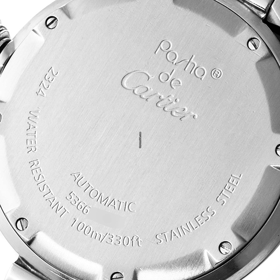 Cartier Pasha C Mens watch Unisex Automatic Steel W31074M7 6