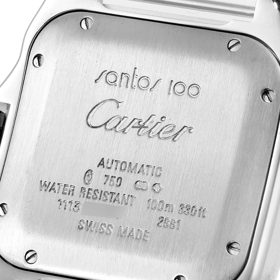 Cartier Santos 100 Womens watch Automatic White gold WM503251 6