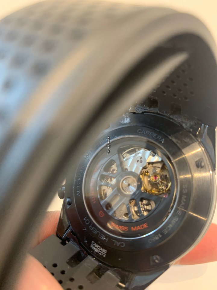 TAG Heuer Carrera Calibre HEUER 01 Mens watch Unisex Automatic Ceramic CAR2A90.FT6071 6