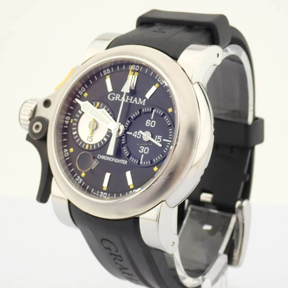 Graham Chronofighter R.A.C. Mens watch Unisex Automatic Steel 2TRAS.B01A 6