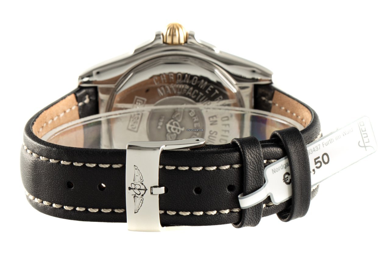 Breitling Galactic 41 Mens watch Unisex Automatic Gold Steel B49350 6