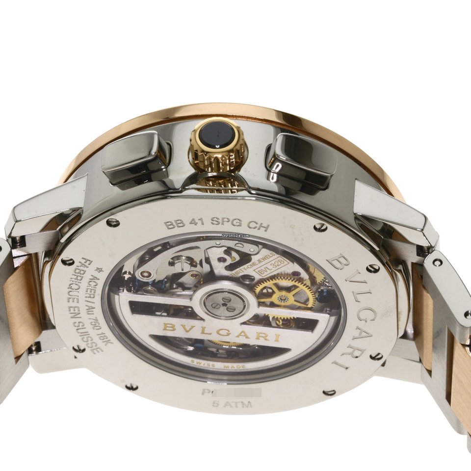 Bulgari Bulgari Mens watch Unisex Automatic Steel BB41SPGCH 6