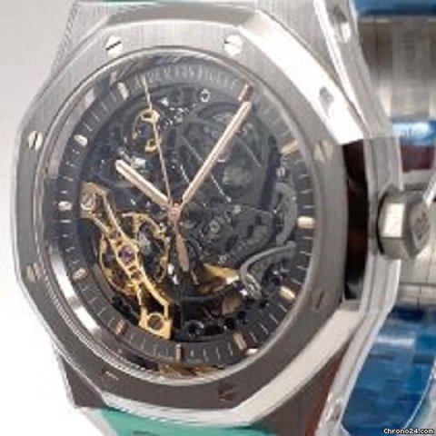 Audemars Piguet Royal Oak Double Balance Wheel Openworked Mens watch Unisex Automatic Steel 15407ST.OO.1220ST.01 6