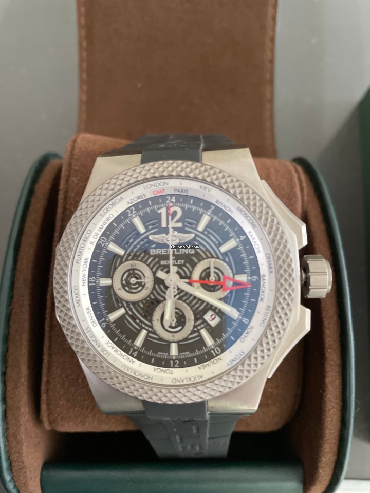 Breitling Bentley B04 GMT Mens watch Unisex Automatic Titanium EB043210 M533 6