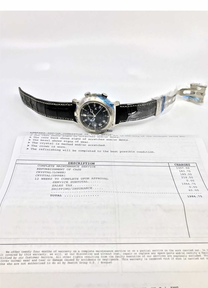 Breguet Marine Mens watch Unisex Automatic White gold 5847BB 92 5ZV 6