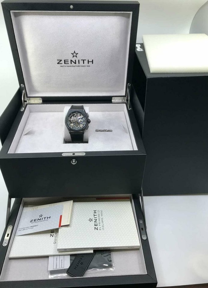 Zenith Defy El Primero Mens watch Unisex Automatic Ceramic 21 49.9000.9004 78.R582 6