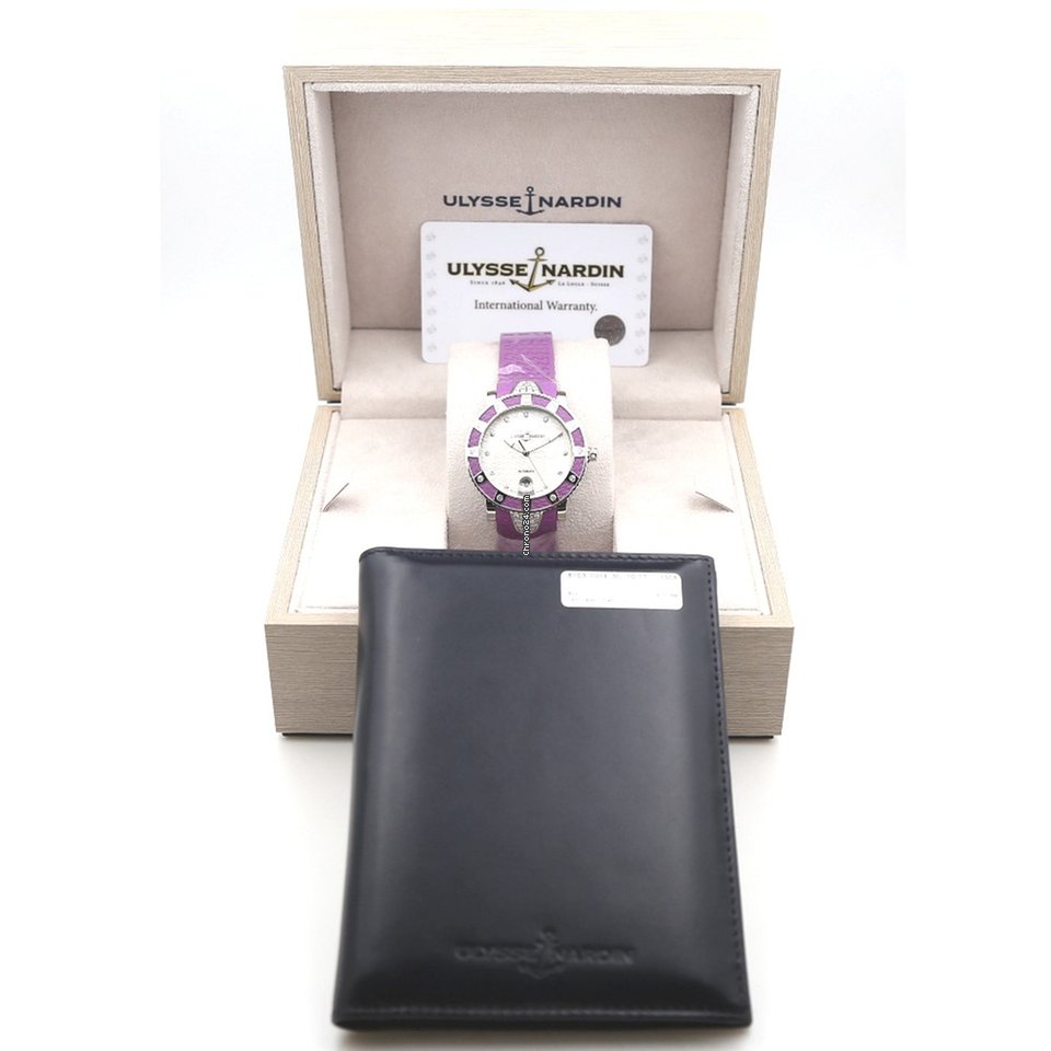 Ulysse Nardin Lady Diver Womens watch Automatic Steel 8103-101E-3C 10.17 6