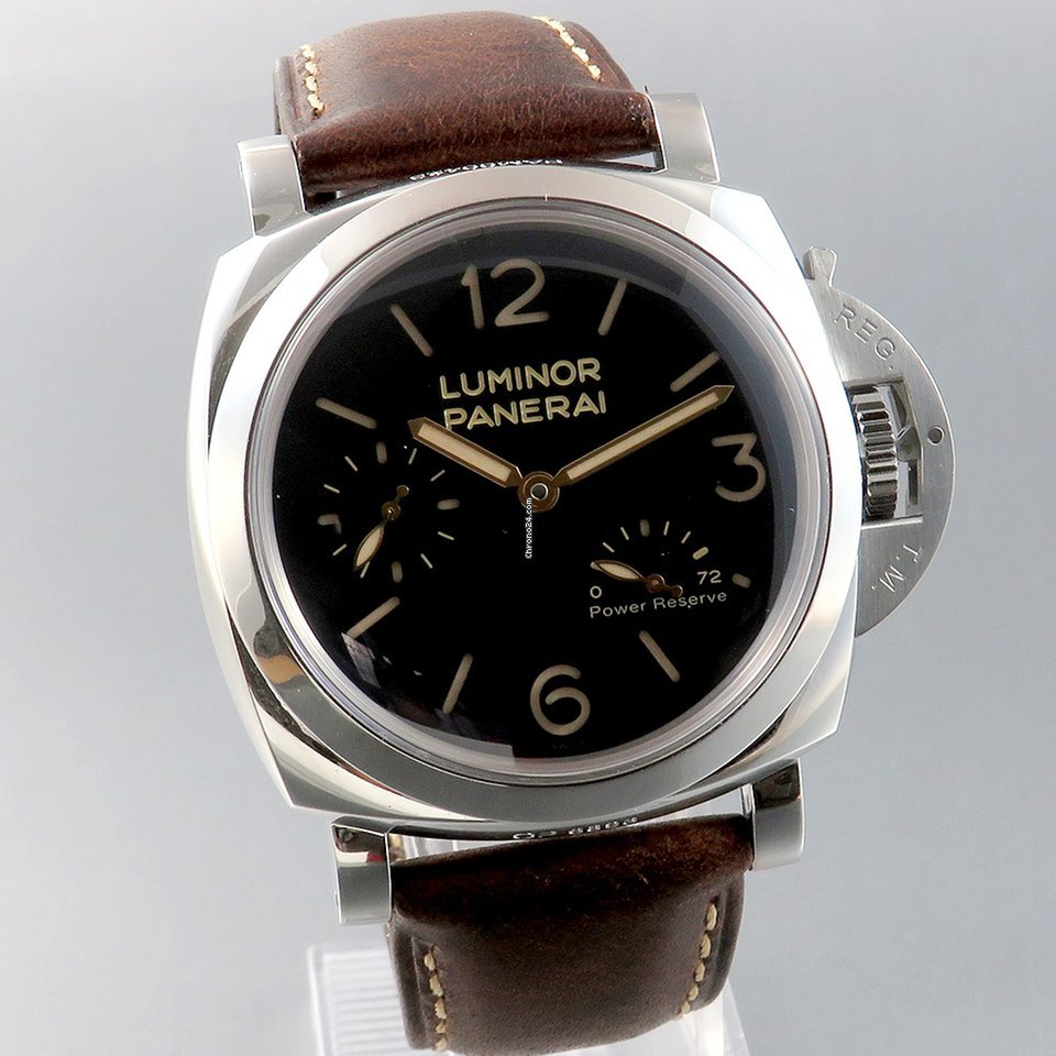 Panerai Luminor 1950 3 Days Power Reserve Mens watch Unisex Manual winding Steel PAM 00423orPAM 423 6
