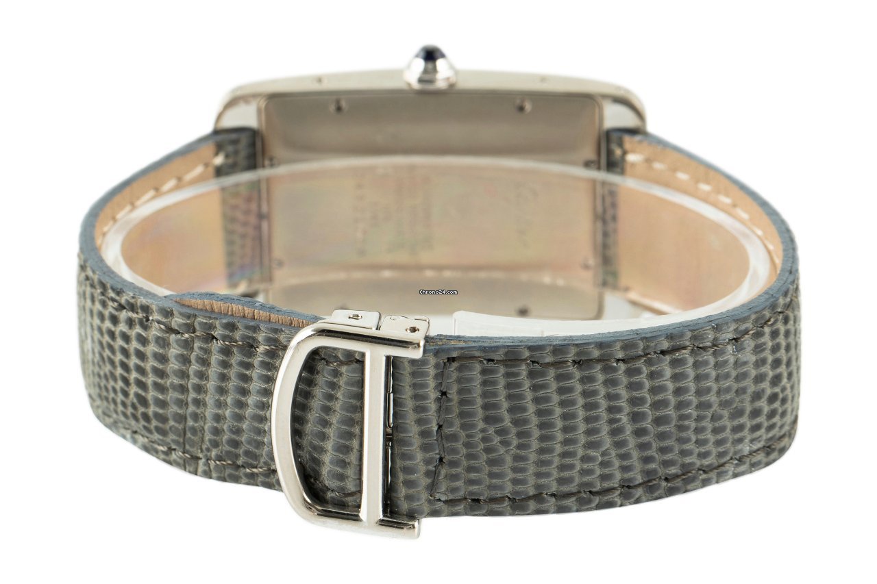 Cartier Tank Americaine Mens watch Unisex Automatic White gold 1741 6