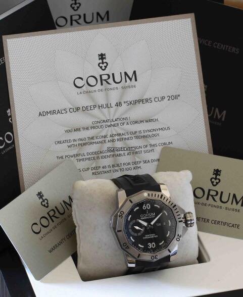 Corum Admirals Cup Seafender Deep Hull Mens watch Unisex Automatic Titanium 947.950.04 0371 AN12 6