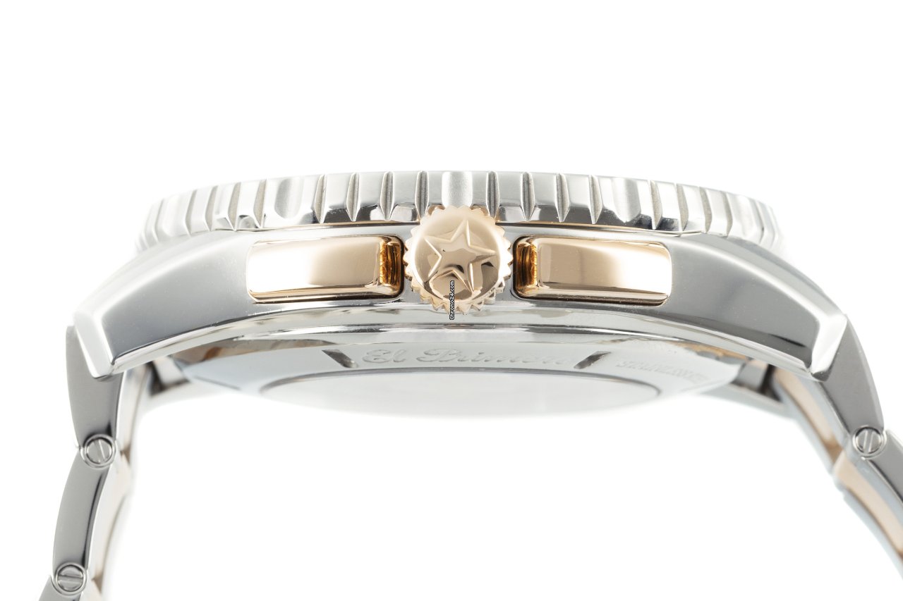 Zenith El Primero Stratos Flyback Mens watch Unisex Automatic Gold Steel 51.2061.405 01.M2060 6