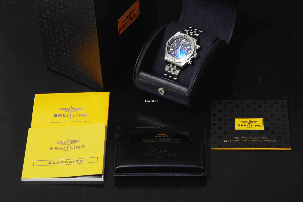 Breitling Blackbird Mens watch Unisex Automatic Steel A4435910 B811 6